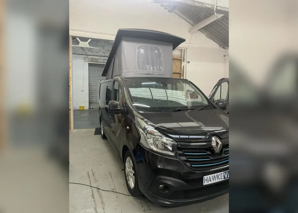 Renault camper van with pop-up roof